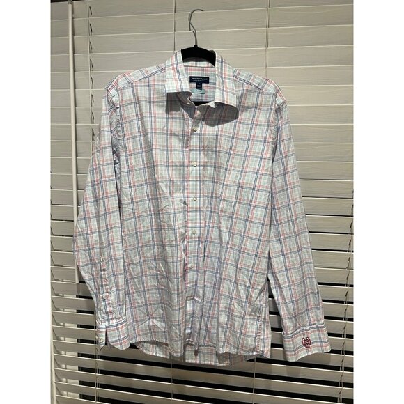 Peter Millar Crown Crafted Long Sleeve Button Up Shirt - Size - M - Picture 1 of 4